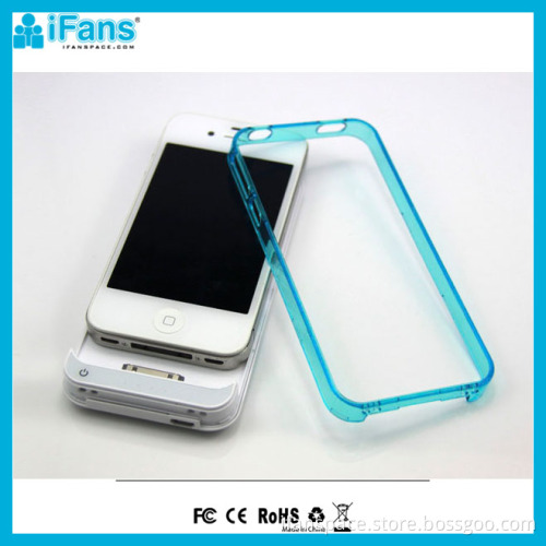High Quality Battery Case For iPhone 4 2400 mah MFI Approved